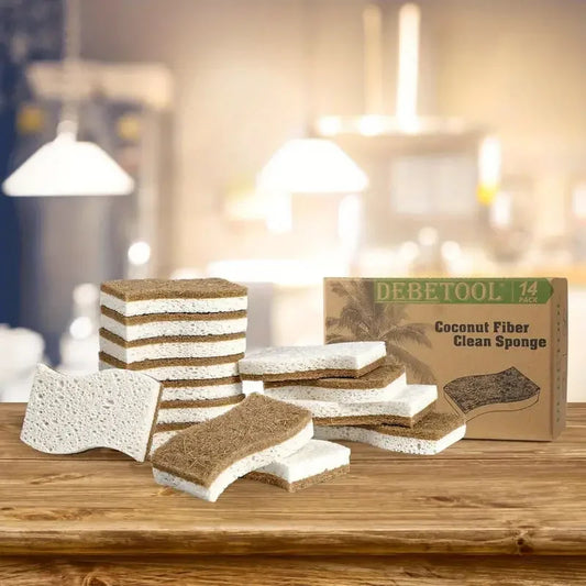 12Pcs Natural Kitchen Sponge
